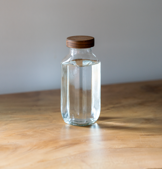 French Square Water Bottle