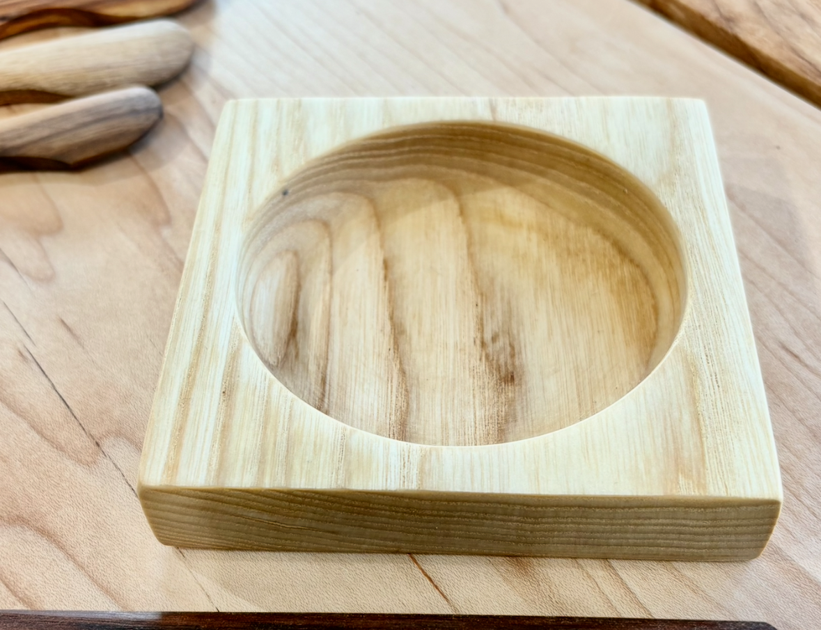 Small Ash wood dish